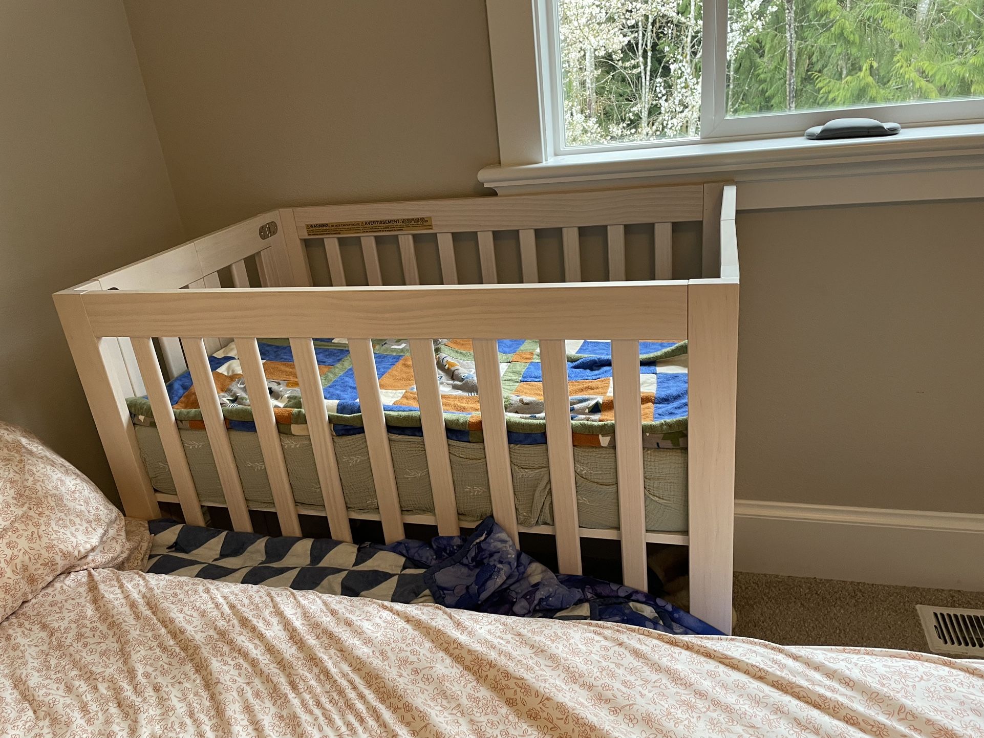 Mini Crib And Matress BRAND NEW