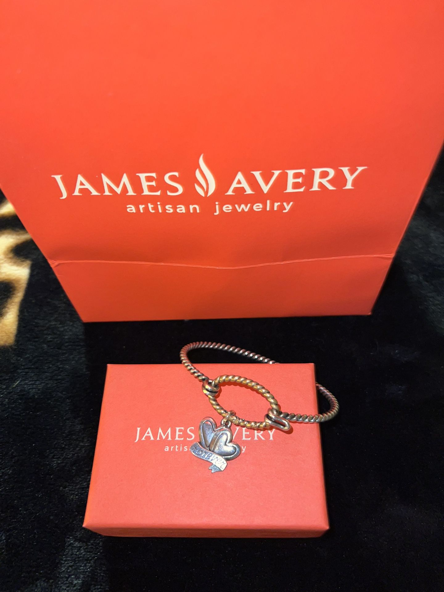 James Avery Sterling Silver Charm Bracelet With 1 Charm 