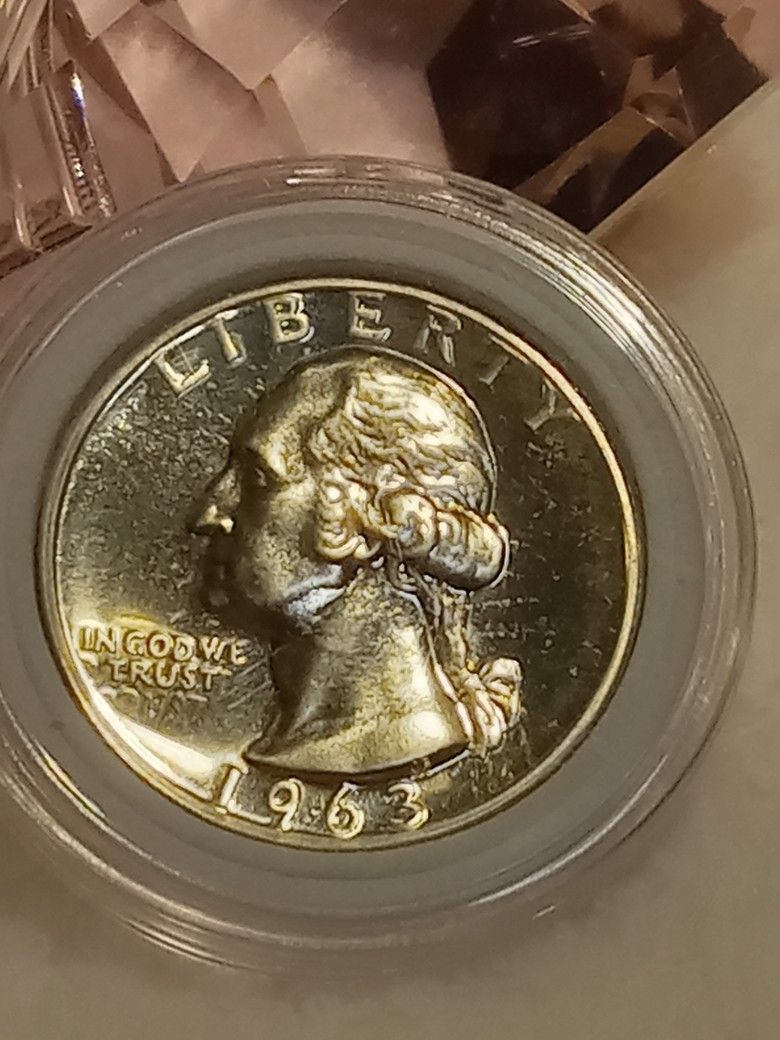 #10 Silver 1963 Quater Coin