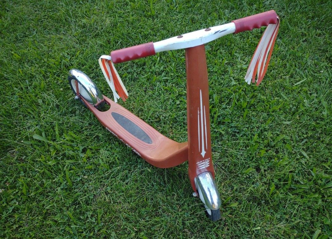1960's SCOOTER RADIO FLYER retro red