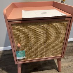 Pink End Table 