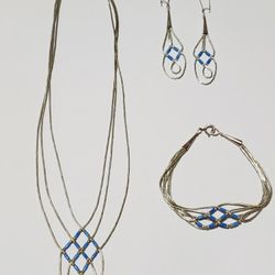Sterling Silver Native American Jewelry Set