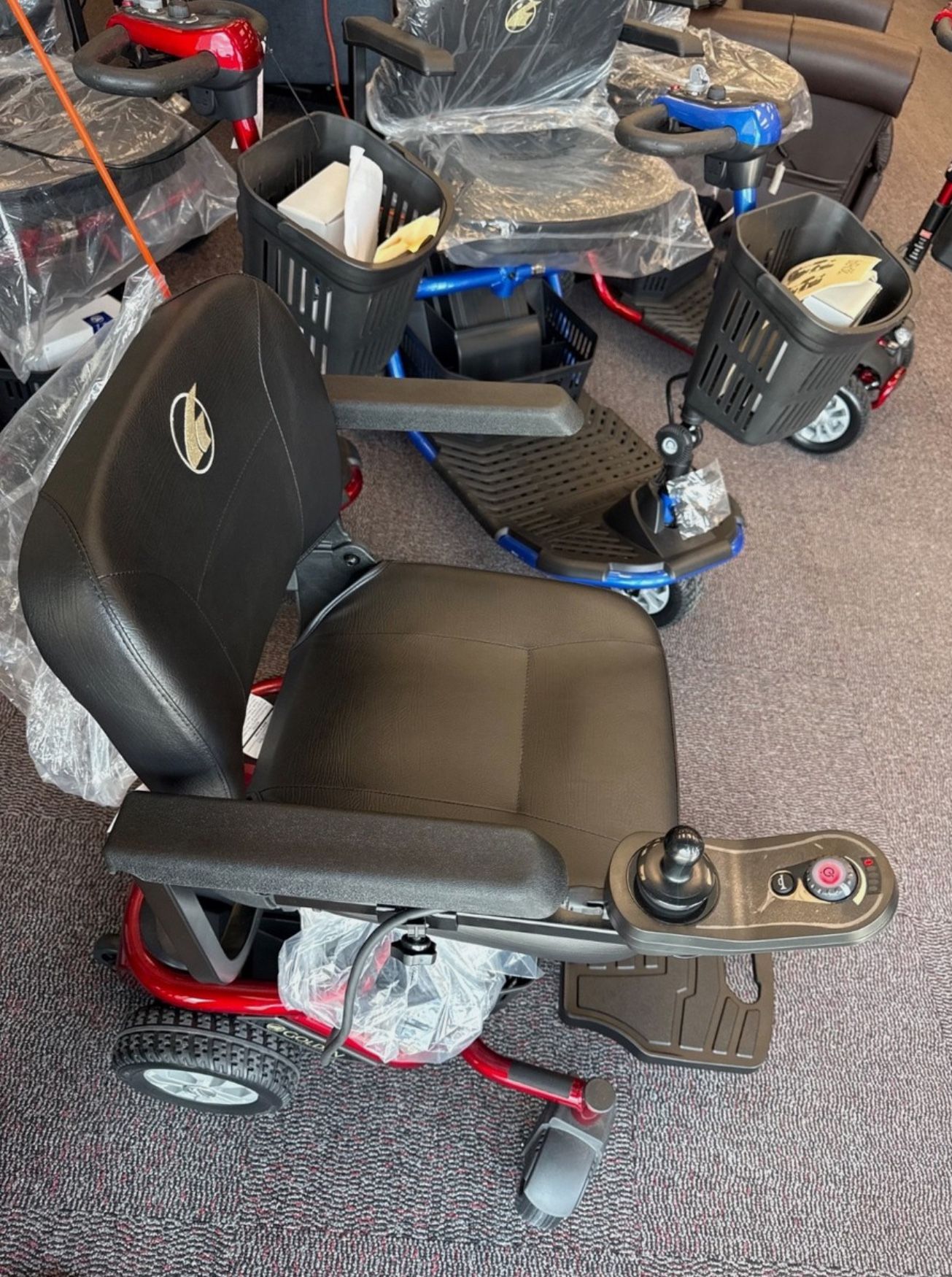 Electric Power Chair Red