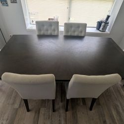 Dining Table With 6 Chairs 