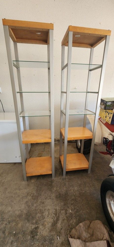 Tall Shelves / Bookcase (2) Set