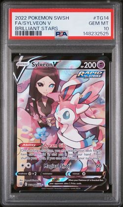 Sylveon V TG14 PSA 10 Brilliant Stars