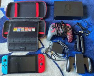 Nintendo Switch Bundle  Nice Lot