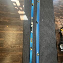 Empire Lot Of (2) 78” Long Magnetic 3 Vial Box Beam 