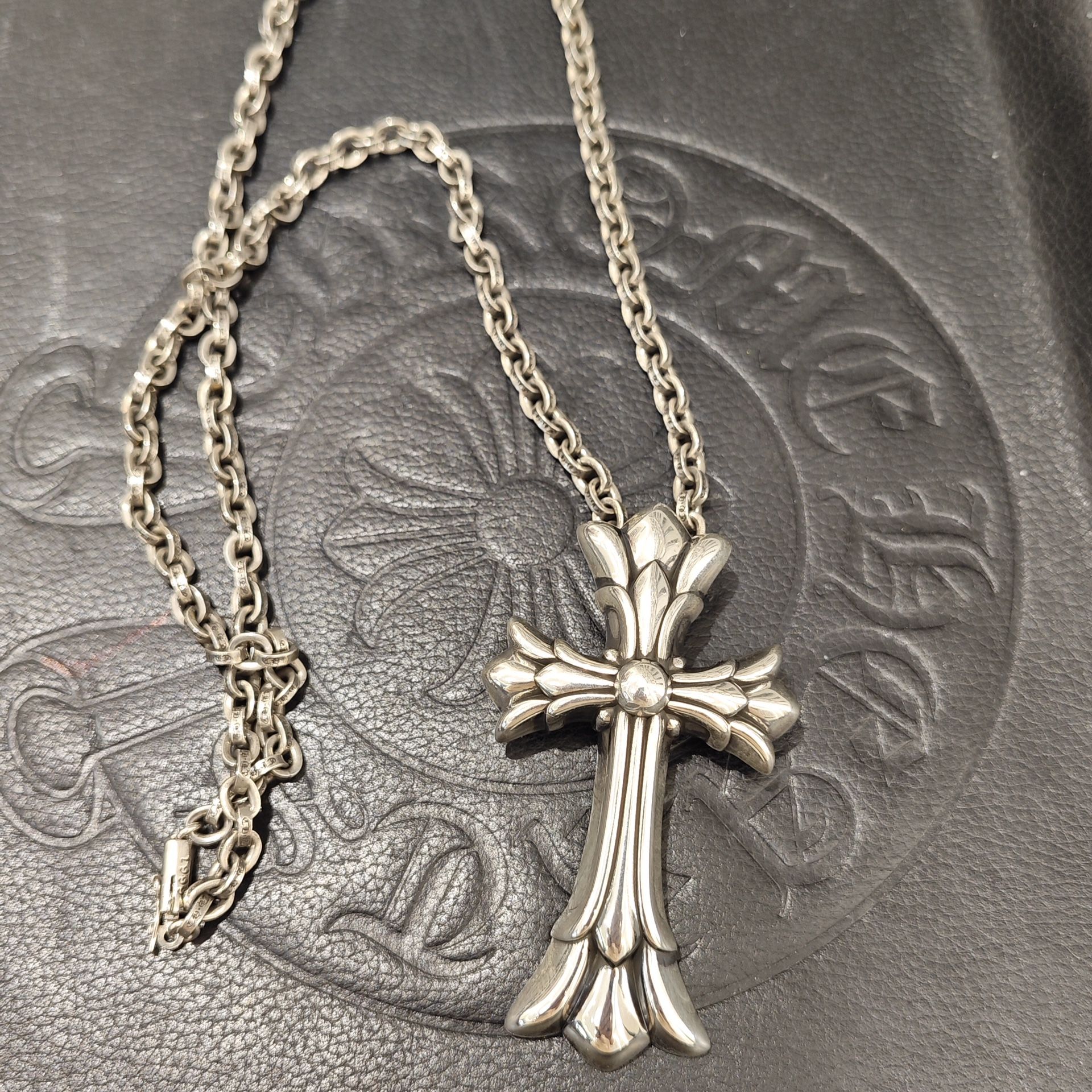 Chrome Hearts Cross Necklace 925 Silver