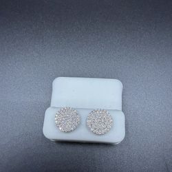 Moissanite 925 Silver Earrings 