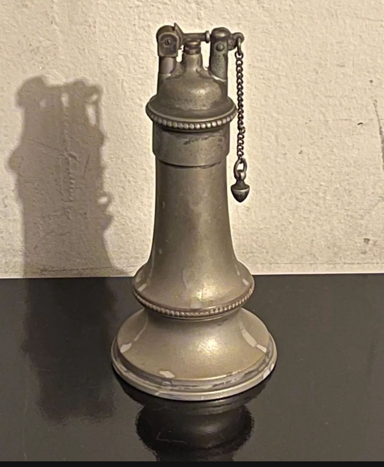 Antique Table Pull Chain Lighter Made in Germany Zunder