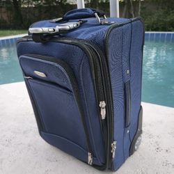 Luggage Suitcase Jaguar Carry On Rolling Luggage Check In Wheeled Suitcase Blue
