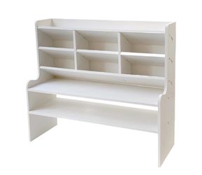 Elegant Desktop Storage Unit for Home and Office Organization