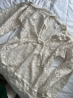 Anna Sui Coverup/ Lace Top