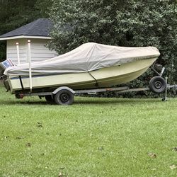 16’ Charger with Johnson 135hp Outboard