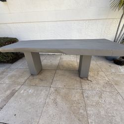 Live Edge Wood Slab Table