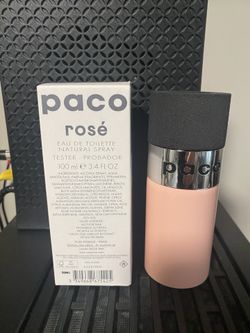 Paco Rabanne Rose Eau De Toilette Spray For Women 3.4 Oz / 100 ml New! Tester
