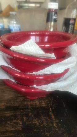 4 platos princess house por 25