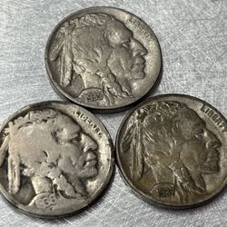 Coin USA 1935 , 1936,1937. 5 cents Coin 