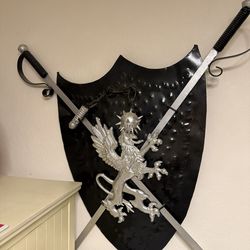 Shield Armor Knight Heavy Metal Wall Art