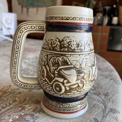 Vintage 1982 Avon Mini Antique Car Stein 