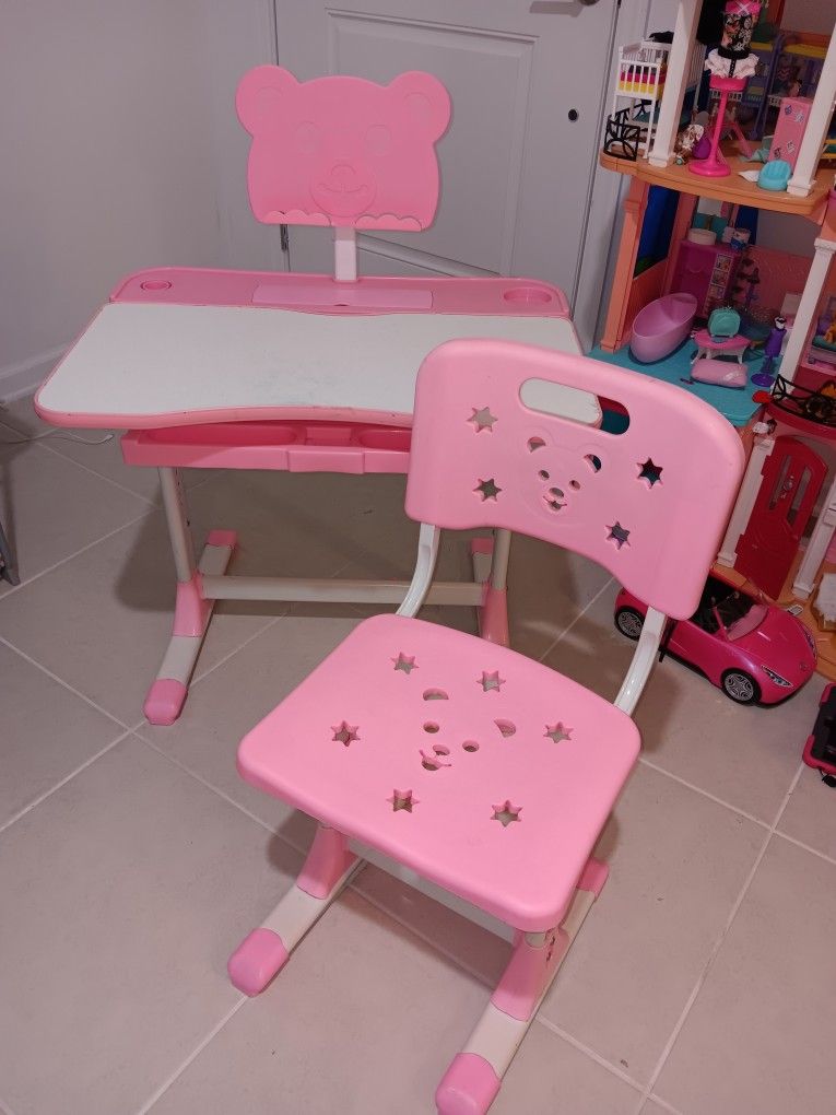 Pink Desk for Little Kids/Big Kids