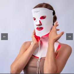 Silicone Led Light Neck And Face Mask 