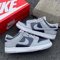 Nike Dunk Low College Navy Grey - Size 8W / 6.5M