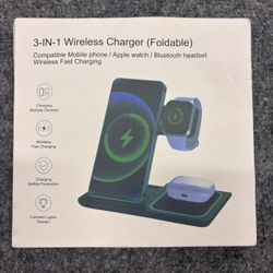 3 in 1 foldable wireless charger
