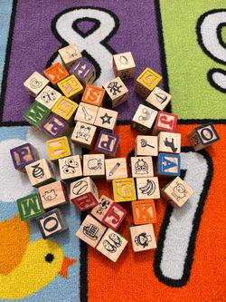 Free wooden letter blocks