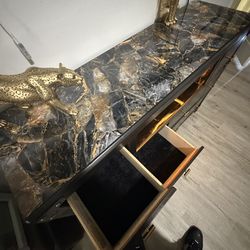Custom Luxury Black Dresser