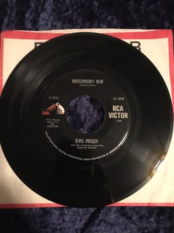 ELVIS PRESLEY -Indescribably Blue / Fools Fall in Love 45RPM 1966 First Pressing