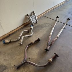 Exhaust System - stock (Partial) - Straight Pipe setup- 2020 Infiniti Q50