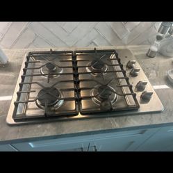 GE 4 Burner Gas Cook Top