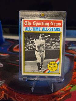 1976 Topps Babe Ruth "All-Time All-Stars