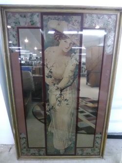 Large vintage mirror
