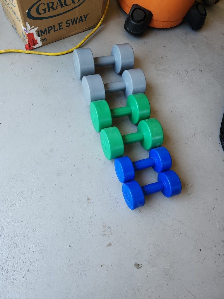 weight set 8lb 5lb 3lb