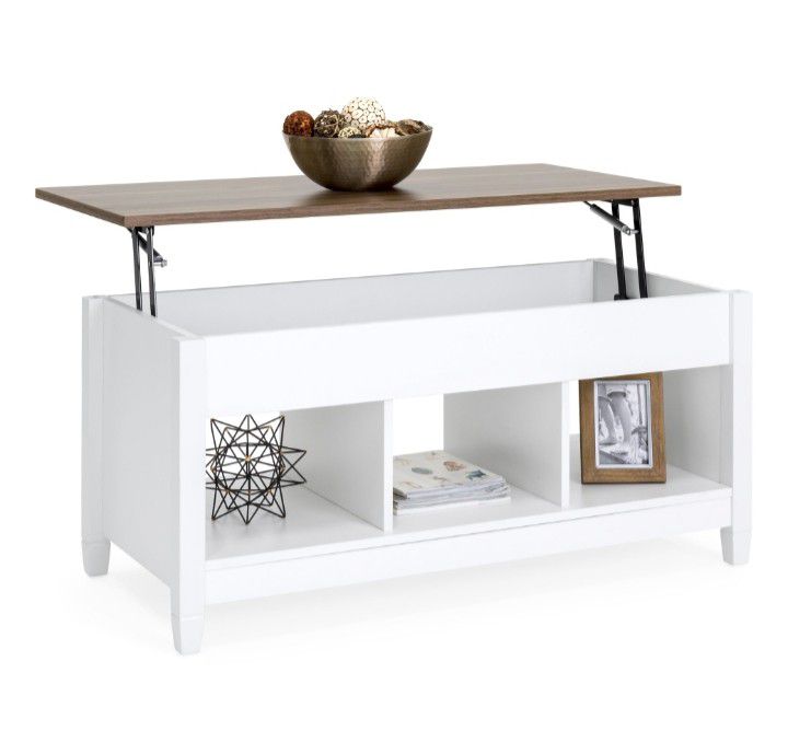 Elegant Top Lift Coffee Table with Hidden Storage