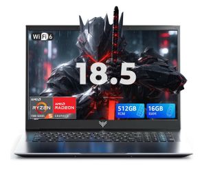 KAIGERR 18.5” Large Screen Laptop – Ryzen 5 7430U, 16GB RAM, 512GB SSD