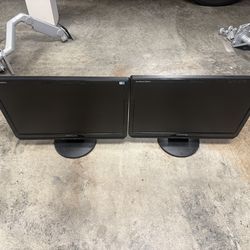 A pair of Samsung  22” monitors