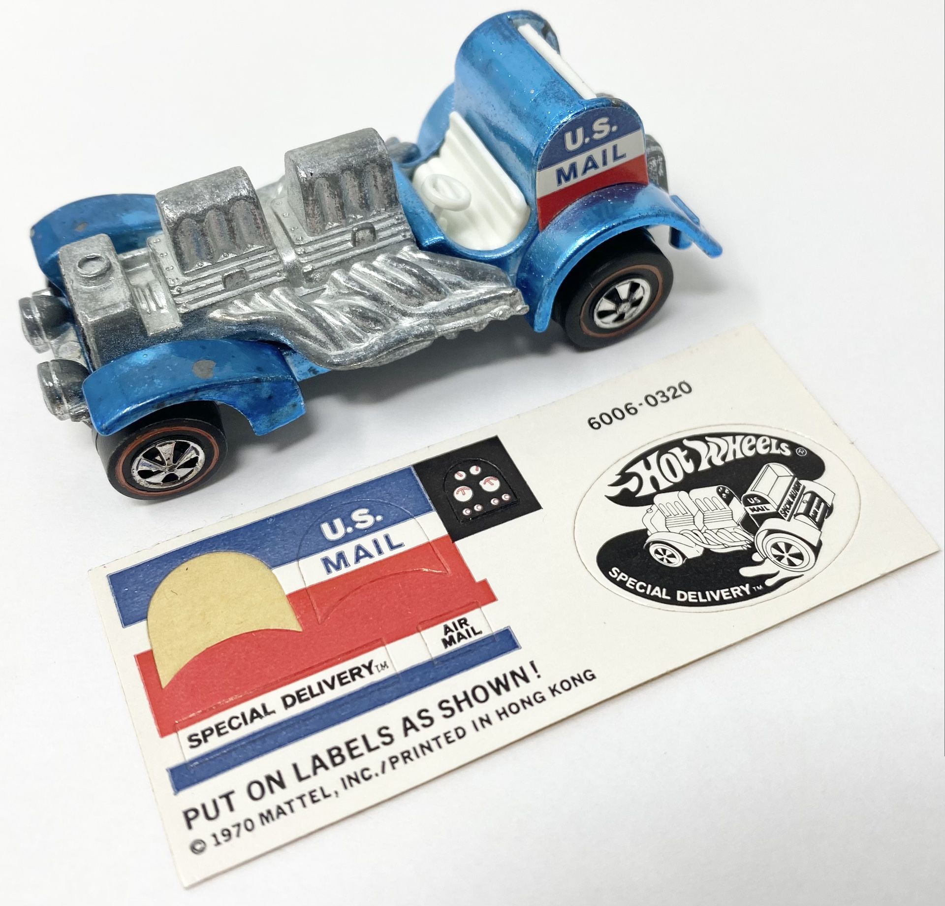 Hot Wheels Special Delivery Redline 1970 1:64 &ndash; Edizione Riproduzione Con Adesivi