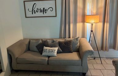 Couch and love seat