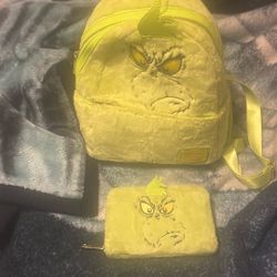 Grinch Loungefly And Wallet