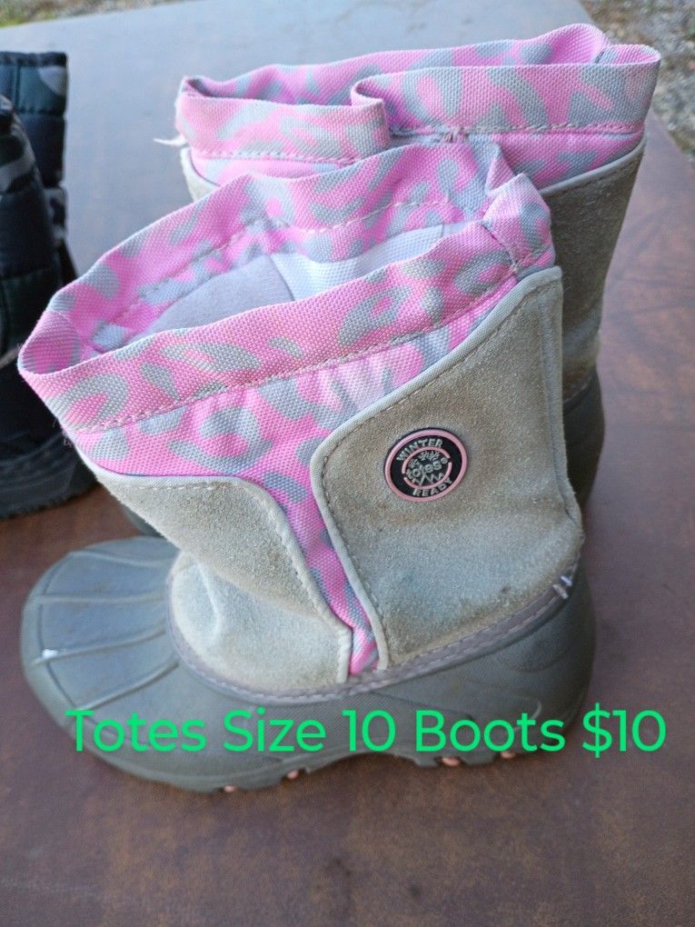 Toddler Girls Size 10 Winter Boots 