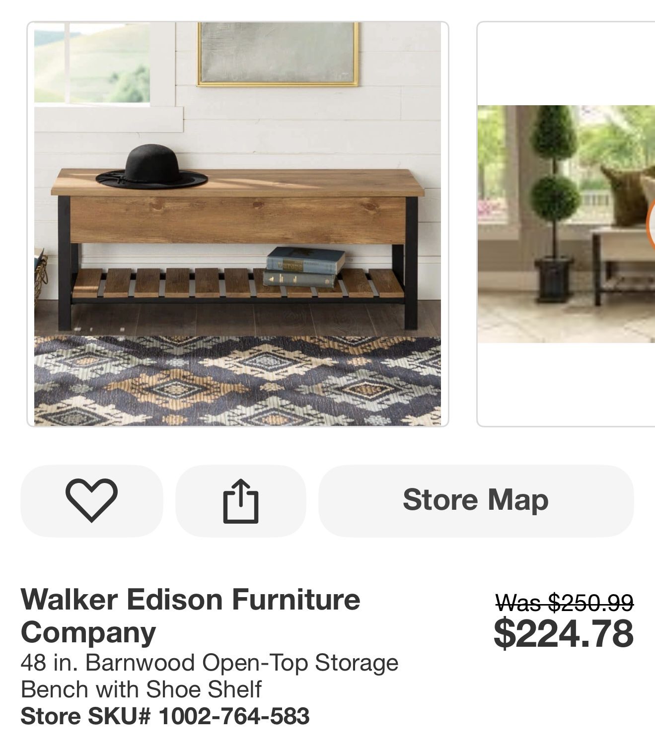 Bench With Shoe Shelf