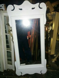 White mirror 2 ft W 4 half H