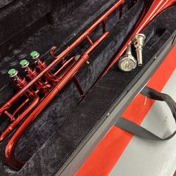 Red Valve Trombone with Large and Small Mouthpieces Excellent Condition $440 Firm