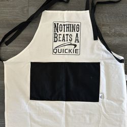 Brand New Funny Apron – “Nothing Beats a Quickie”