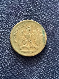 Old Mexican coin 1893