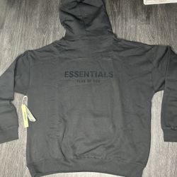 Essential Black Hoodie 